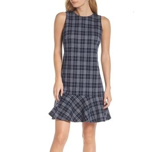 1901 Flounce Hem Shift Dress Business casual